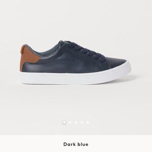 H&M navy blue sneakers, boys size 4